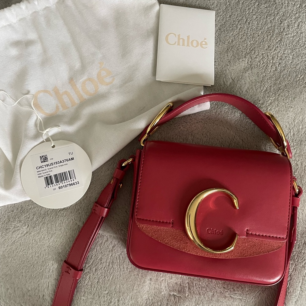 Chloe’s Mini C bag with tags